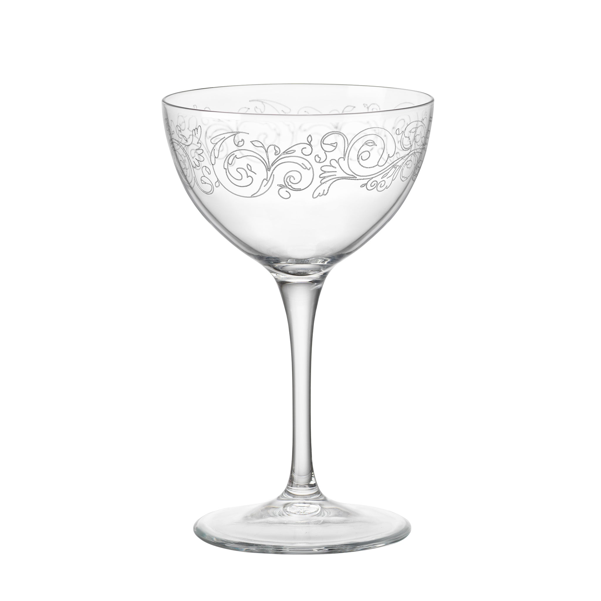 Bormioli Rocco Bartender 8 oz. Novecento Liberty Martini Cocktail Glasses (Set of 6)