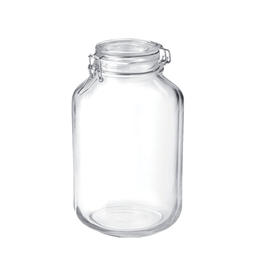 Fido 135.25 oz. Food Jar, Clear – Bormioli Rocco USA