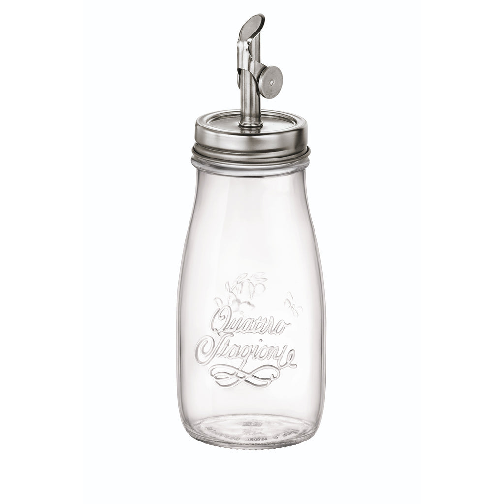 Quattro Stagioni 13.5 oz. Glass Oil Bottle (Set of 2) – Bormioli