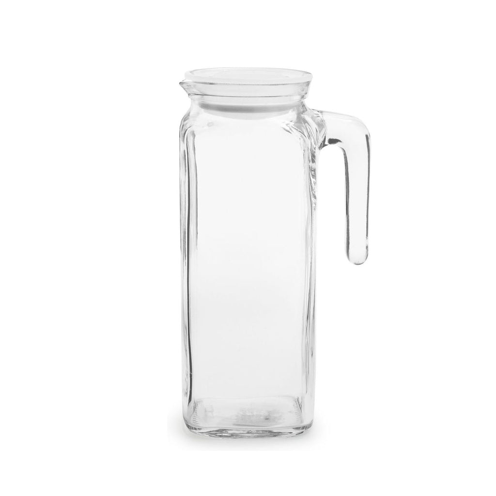 Bormioli Rocco Frigoverre Glass Pitcher, Clear, 77.75 oz