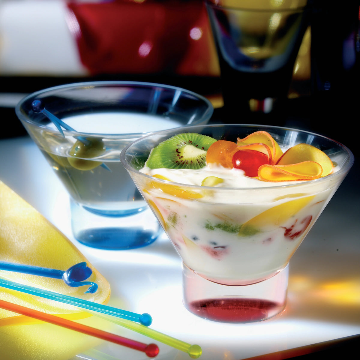 Ypsilon Glass Dessert Bowl