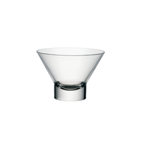 Side view of Ypsilon 12.75 oz. Glass Dessert Bowl (Set of 12)