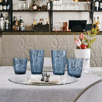 Side view of Diamond 16 oz. Cooler Drinking Glasses