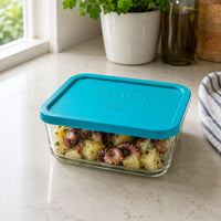 Side view of Frigoverre 3-Cup Square Food Storage Container (Set of 12)
