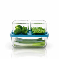 Side view of Frigoverre 7-Cup Square Food Storage Container (Set of 6)