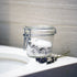 Bormioli Rocco Fido Cylinder 11.75 oz. Food Jar, Clear with bath salts