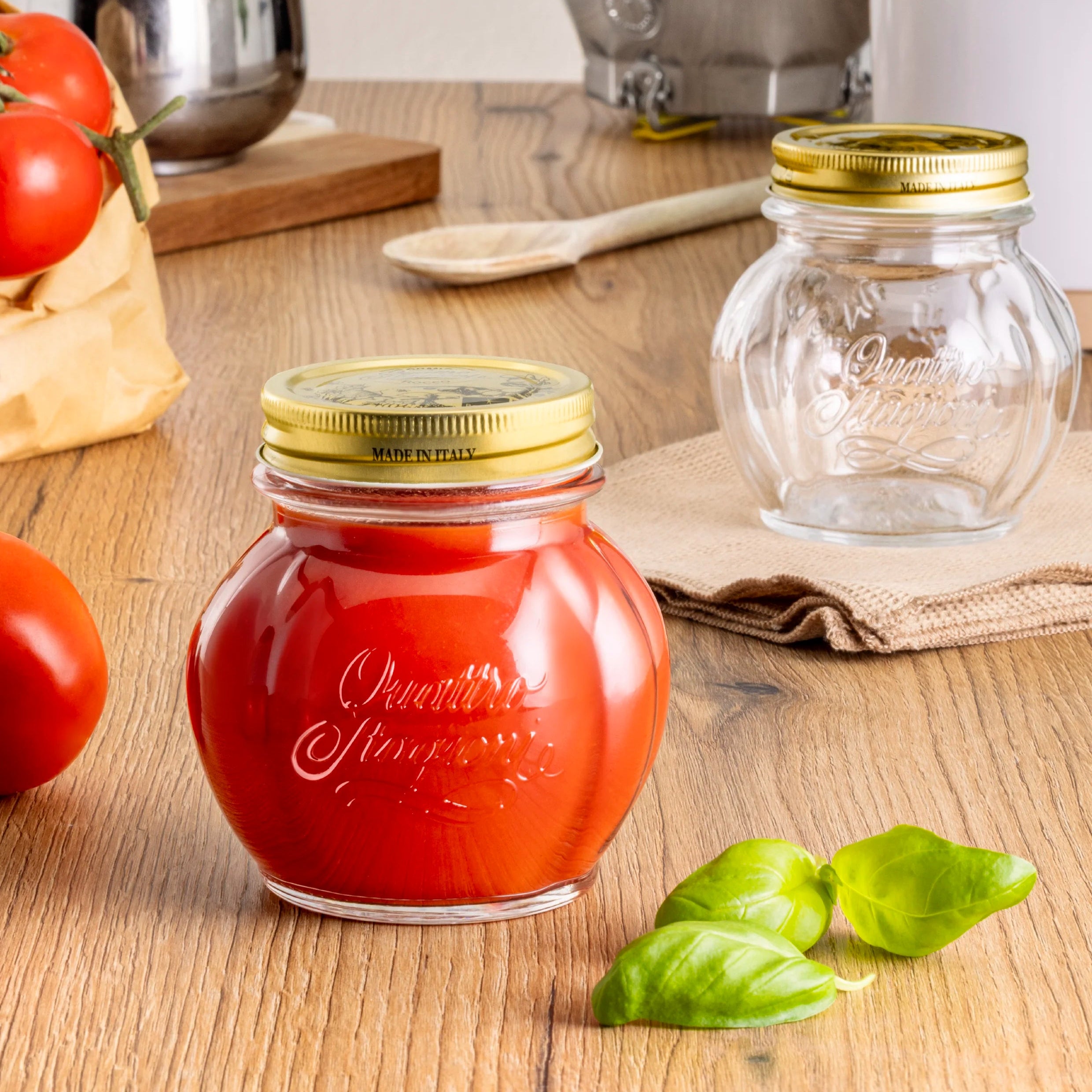 Quattro Stagioni Tomato-Shaped Canning Jar