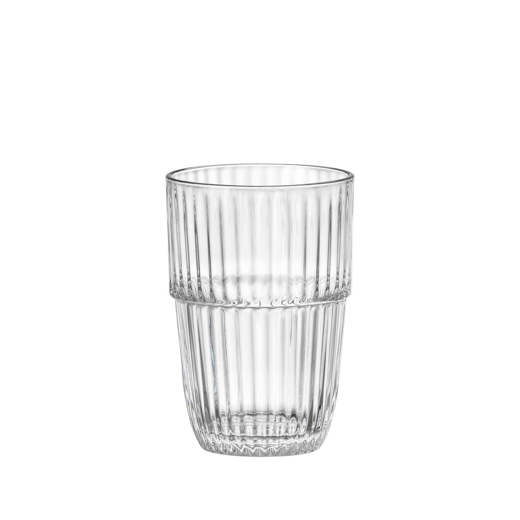 Barshine 17 oz. Cooler Stackable Drinking Glasses (Set of 6) - Clear