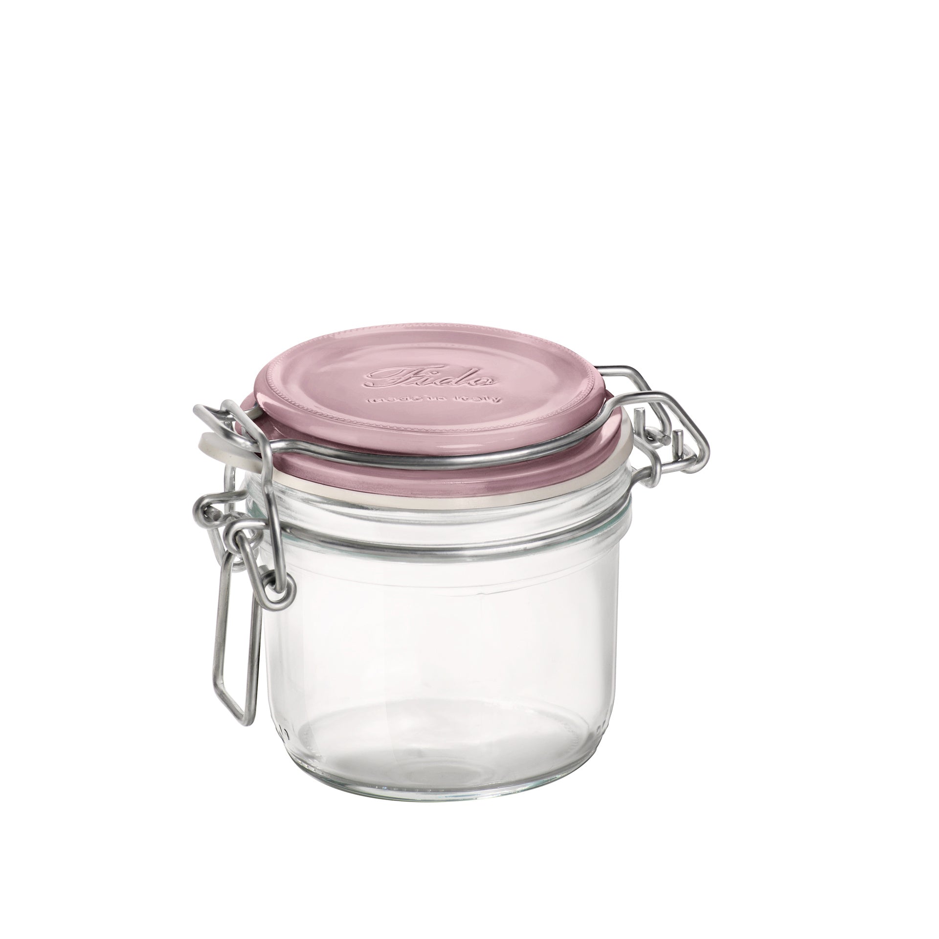 Bormioli Rocco Color Palette 6.75 oz. Fido Food Storage Jar, Violet (Set of 12)