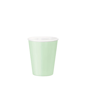 Bormioli Rocco Color Palette 7.25oz. Opal Glass Tea Cup, Green (Set of 12)