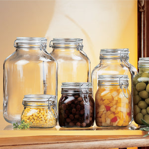 Bormioli Rocco Fido 101.5 oz. Food Jar, Clear (Set of 6)