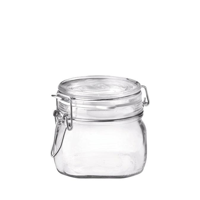 Bormioli Rocco Fido 17.5 oz. Food Jar, Clear (Set of 12)