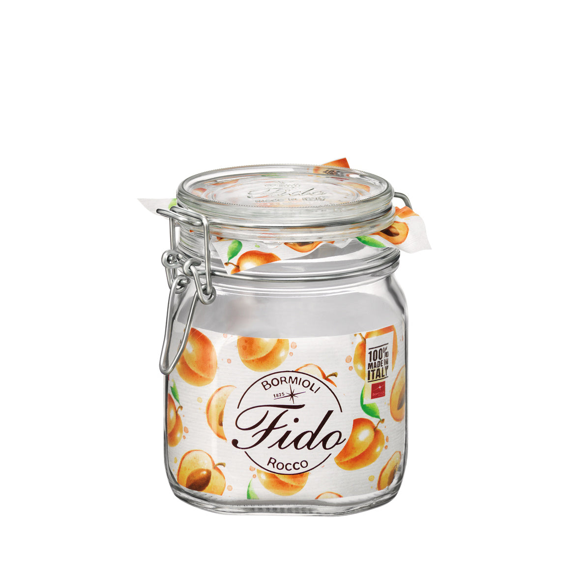 Bormioli Rocco Fido 25.25 oz. Food Jar, Clear (Set of 12)