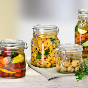 Bormioli Rocco Fido 33.75 oz. Food Jar, Clear (Set of 12)