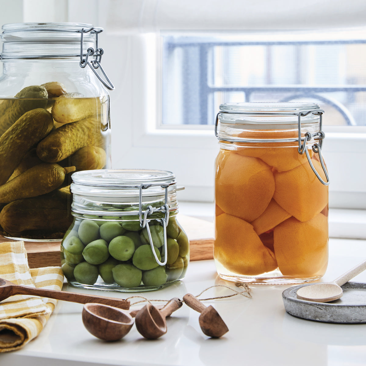 Bormioli Rocco Fido 33.75 oz. Food Jar, Clear (Set of 12)
