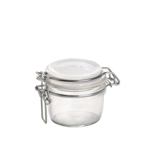 Bormioli Rocco Fido 4.25 oz. Food Jar, White Top (Set of 12)