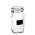 Bormioli Rocco Fido 50.75 oz. Food Jar, Chalkboard (Set of 12)