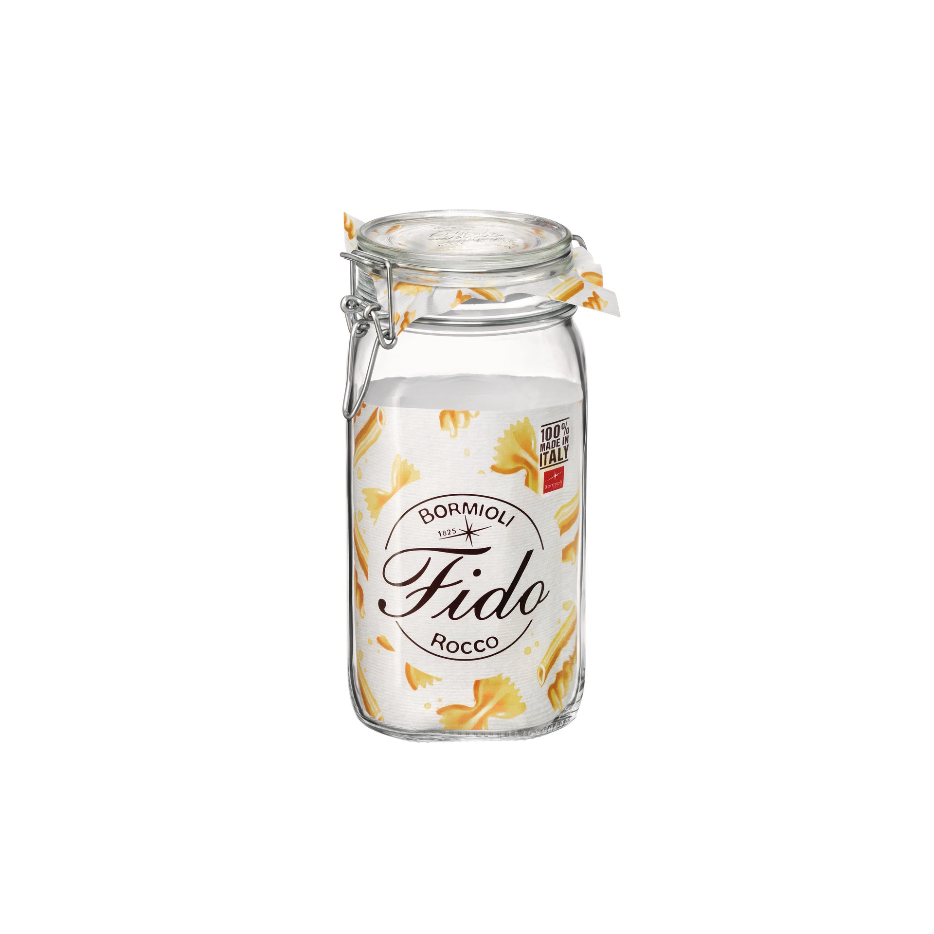 Bormioli Rocco Fido 50.75 oz. Food Jar, Clear (Set of 12)