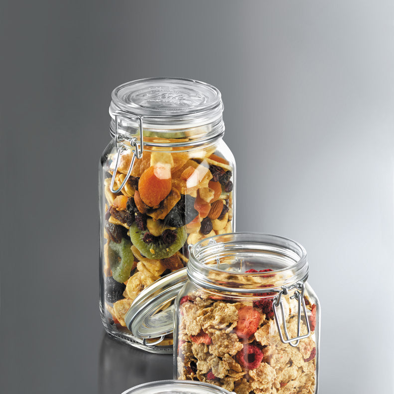 Bormioli Rocco Fido 50.75 oz. Food Jar, Clear (Set of 12)