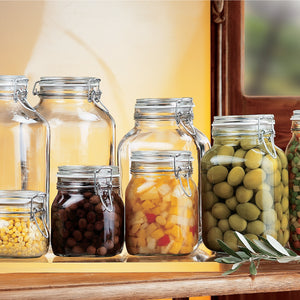 Bormioli Rocco Fido 67.75 oz. Food Jar, Clear (Set of 6)