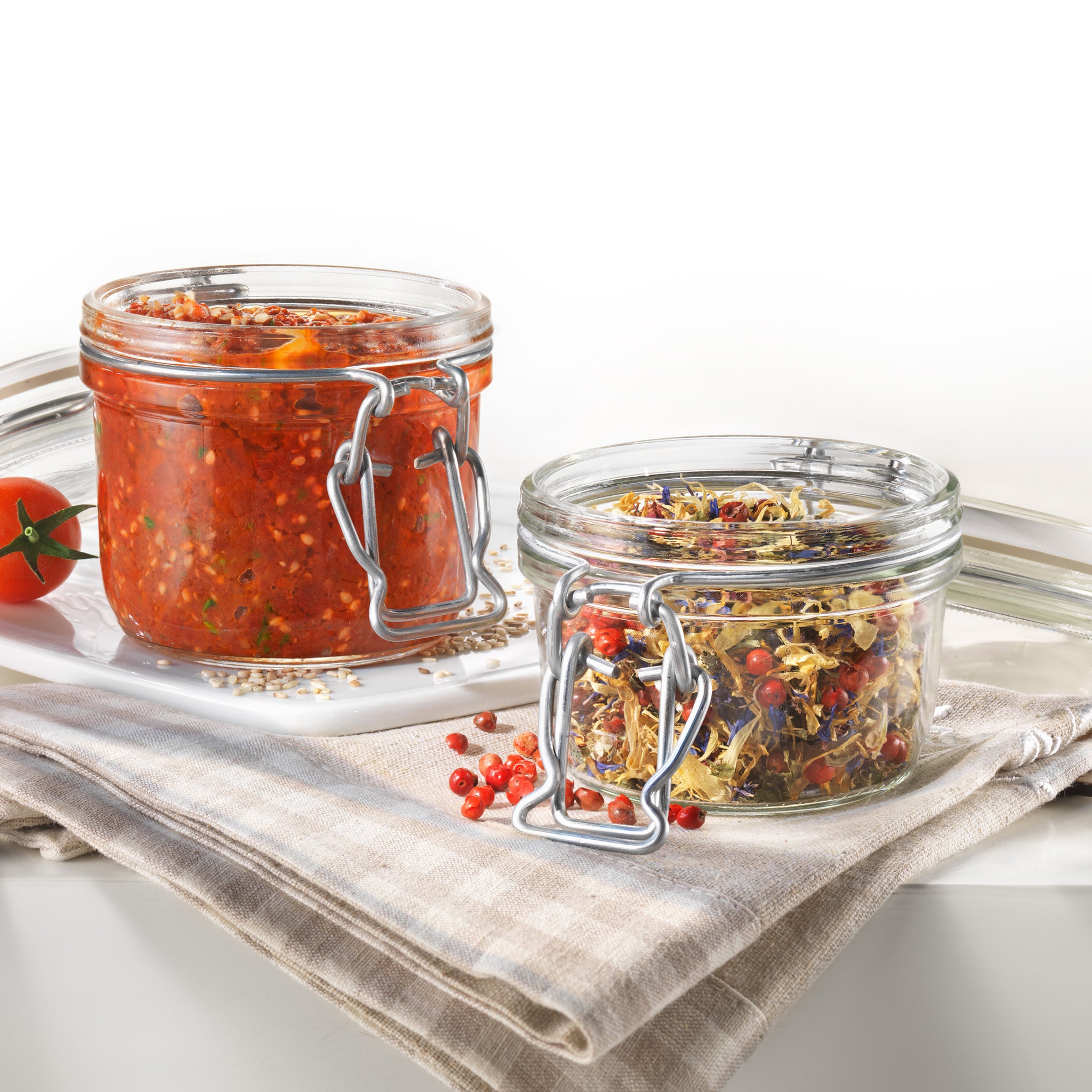 Bormioli Rocco Fido Cylinder 6.75 oz. Food Jar, Clear (Set of 12)