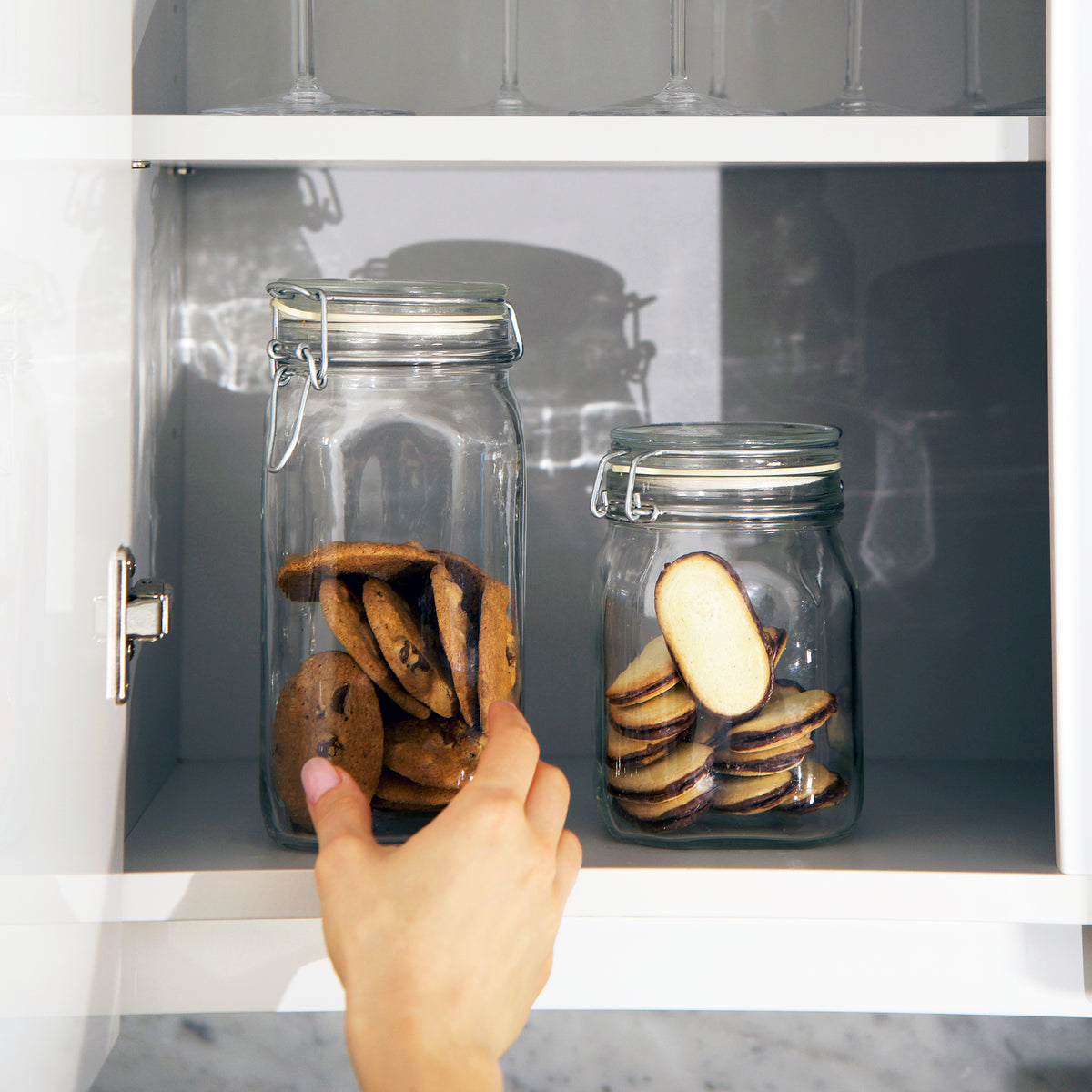 Bormioli Rocco Fido 33.75 oz. Food Jar, Clear (Set of 12)