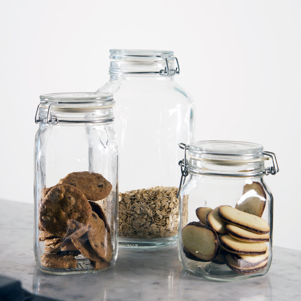 Bormioli Rocco Fido 33.75 oz. Food Jar, Clear (Set of 12)