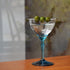 Bormioli Rocco Florian 8.10 oz. Champagne / Martini Cocktail Glasses, Lucent Blue (Set of 4)