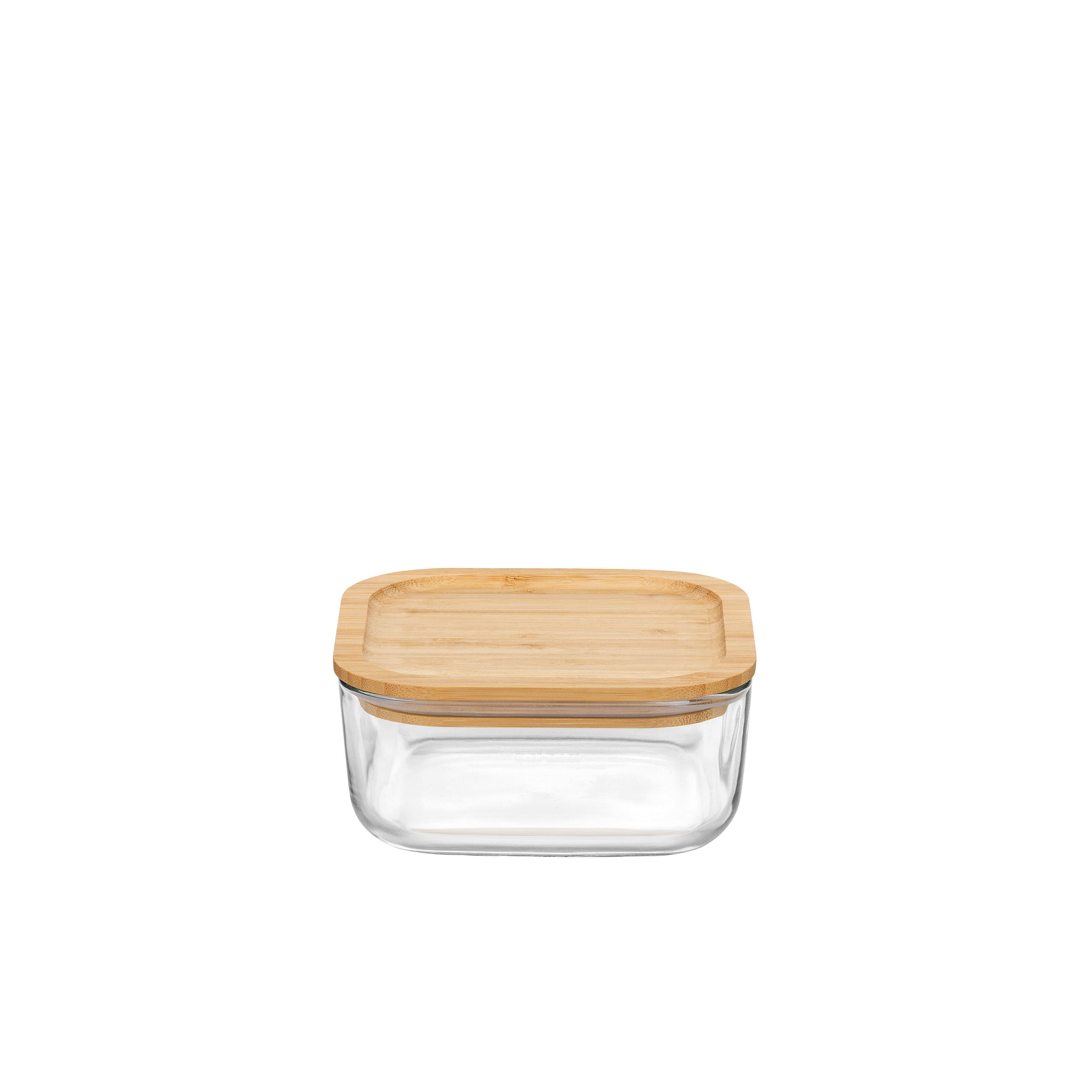 Bormioli Rocco Frigoverre 11.75 oz. Bamboo Square Food Storage Container (Set of 12)