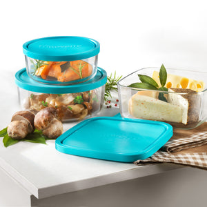 Bormioli Rocco Frigoverre 25.25 oz. Round Food Storage Container (Set of 12)