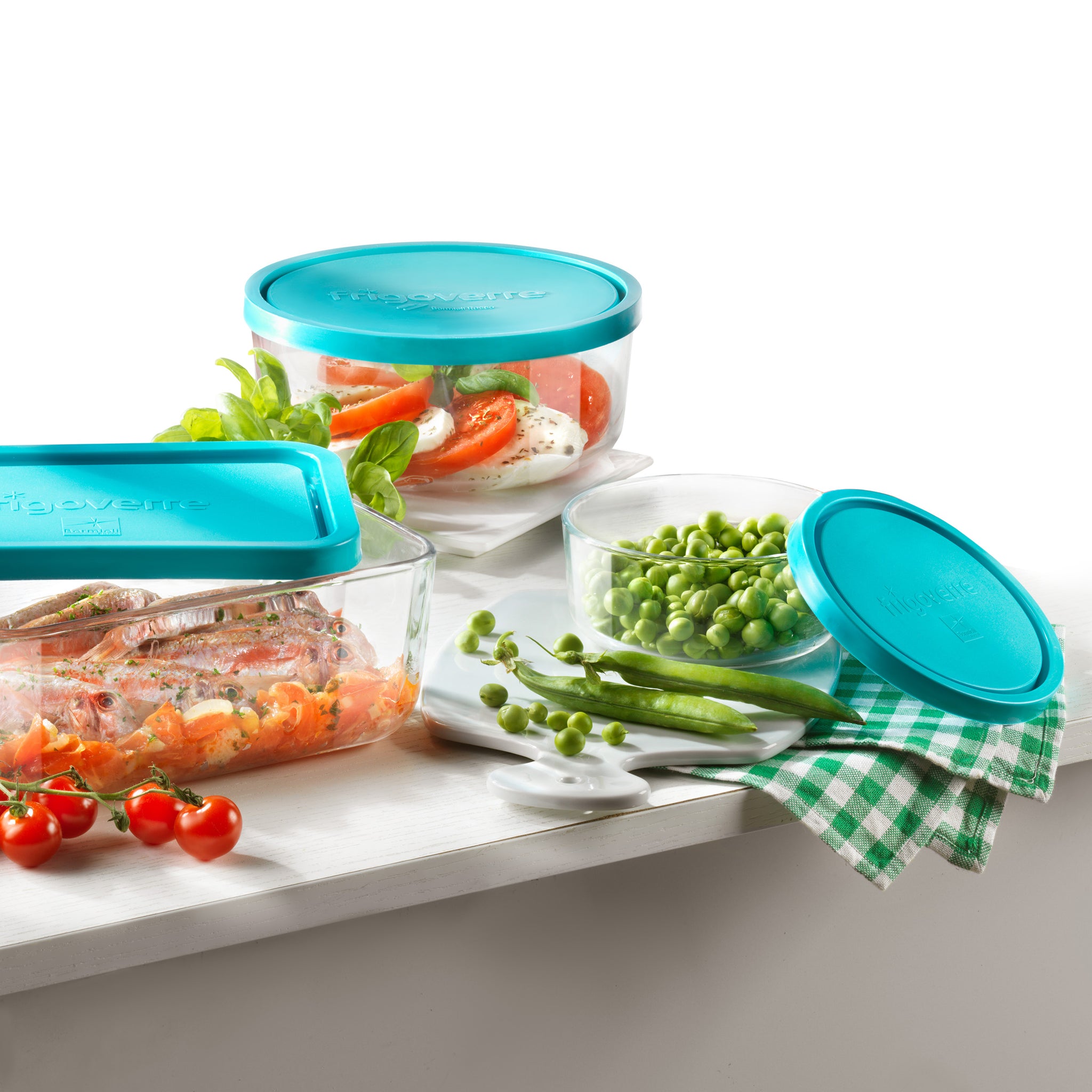 Bormioli Rocco Frigoverre 25.25 oz. Round Food Storage Container (Set of 12)