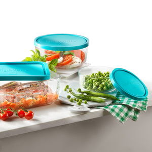 Bormioli Rocco Frigoverre 25.25 oz. Round Food Storage Container (Set of 12)