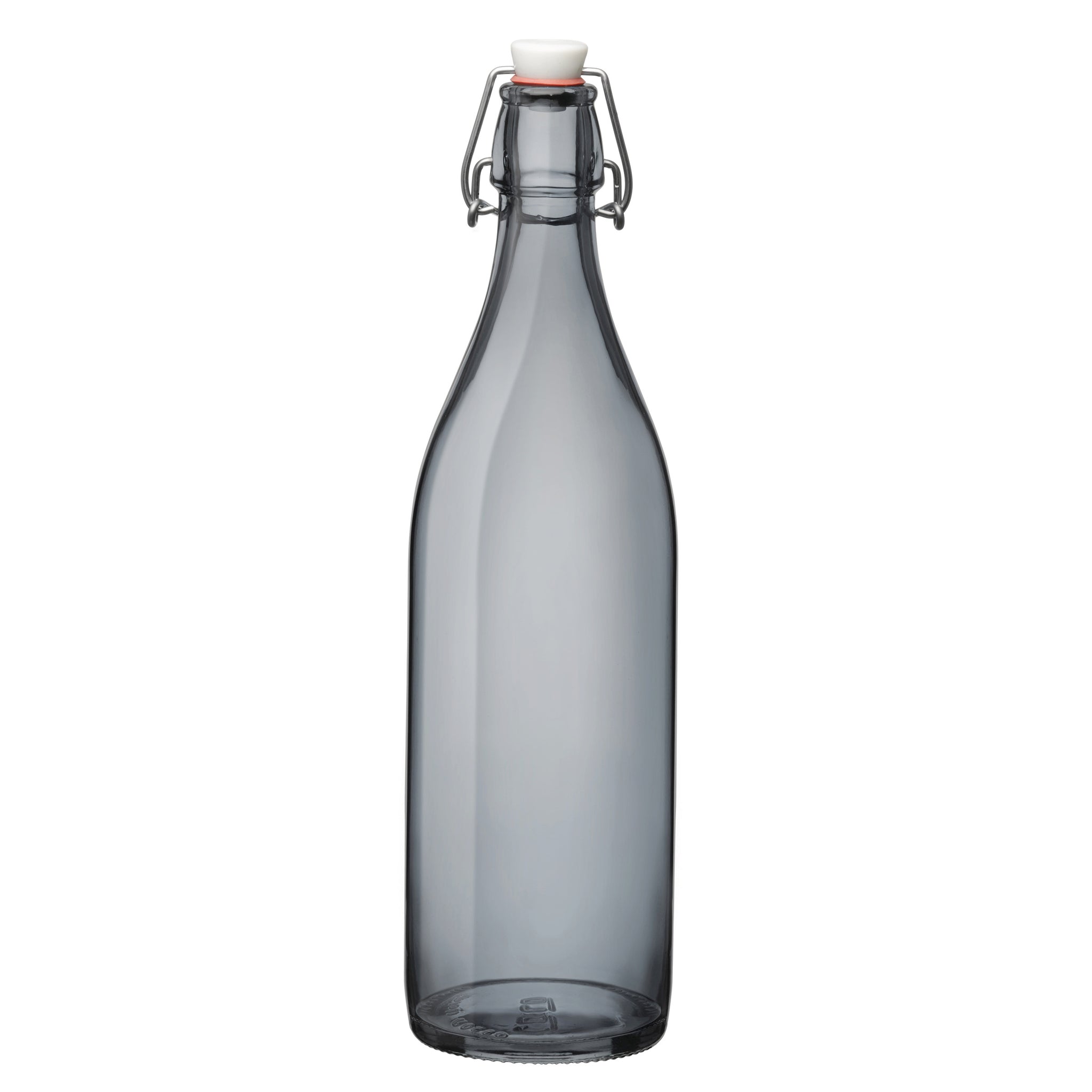 Bormioli Rocco Giara Bottle 33.75 oz. Swing Top Bottle, Gray (Set of 6)