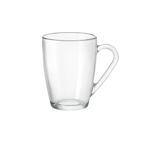Bormioli Rocco Icon 10.5 oz. Glass Coffee Mugs (Set of 6)