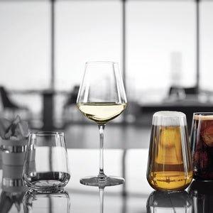 Bormioli Rocco InAlto Uno 14.25 oz. Stemless Wine or DOF Drinking Glasses (Set of 6)