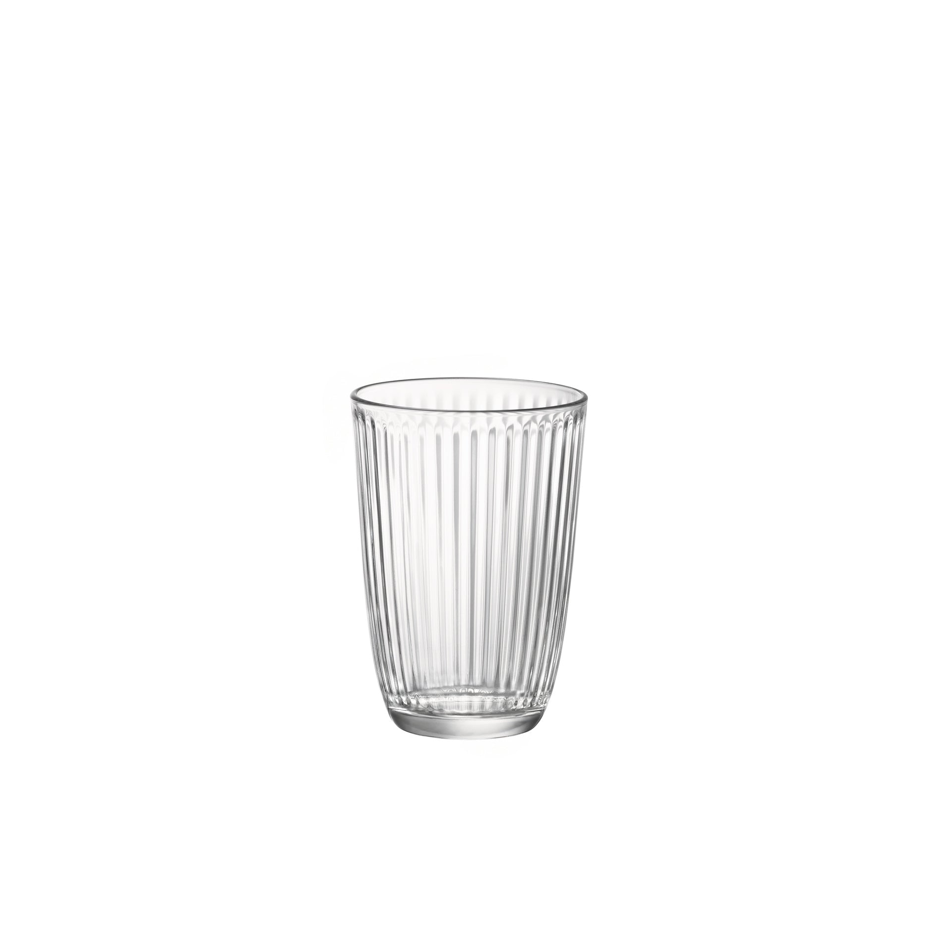 Bormioli Rocco Line 13.25 oz. Long Drink Drinking Glasses, Clear (Set of 12)