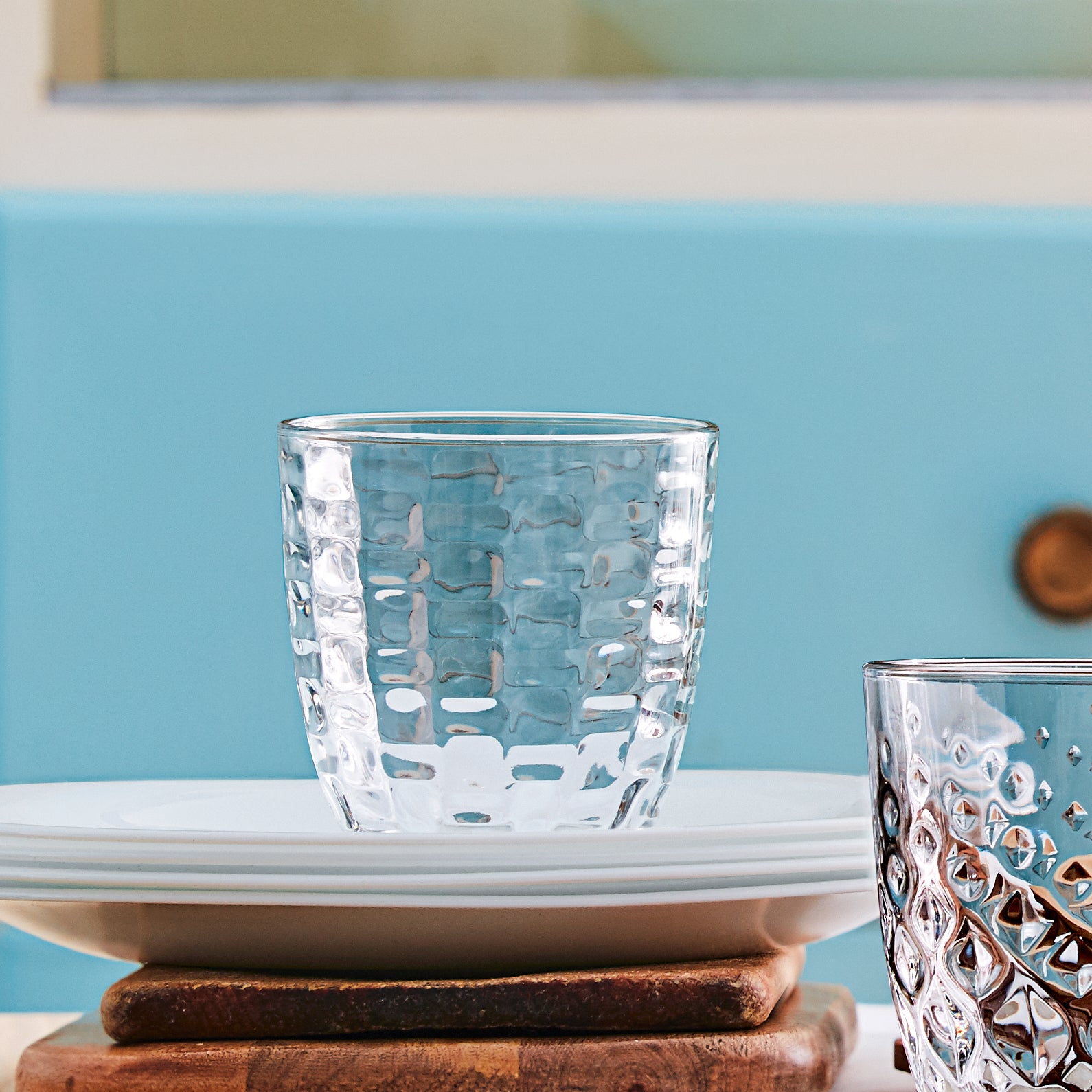 Bormioli Rocco Mat 10 oz. Water Drinking Glasses (Set of 6)
