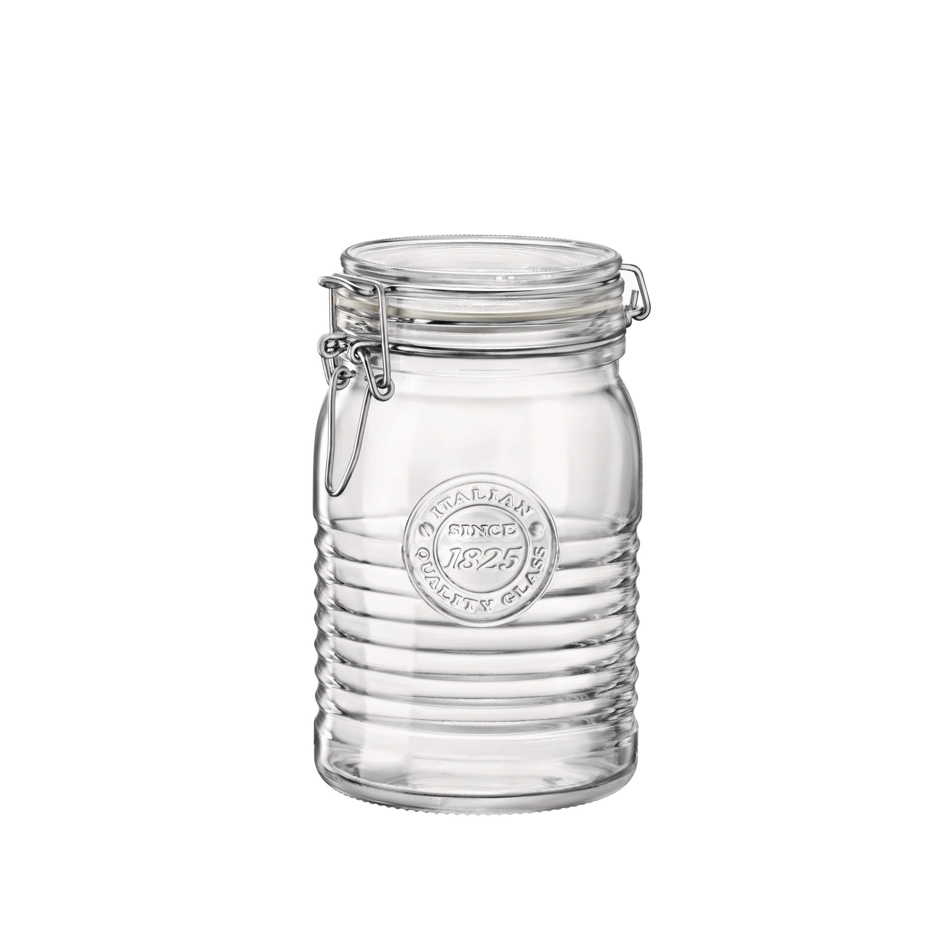 Bormioli Rocco Officina 1825 33.75 oz. Food Jar with Swing Top (Set of 6)