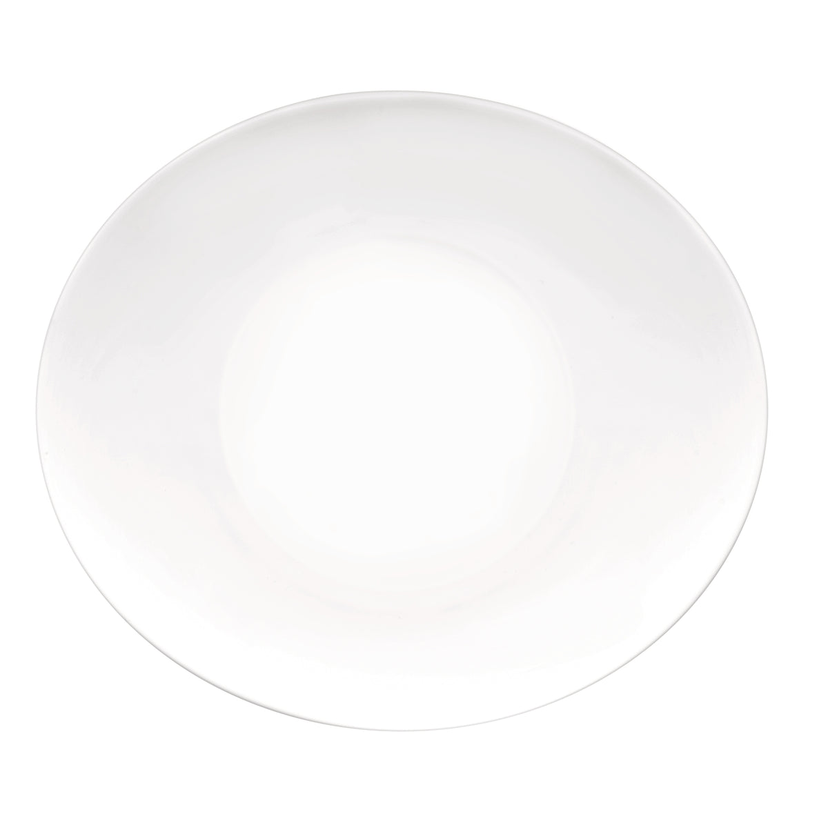 Bormioli Rocco Prometeo 10.75" x 9.5" Opal Glass Dinner Plate (Set of 24)