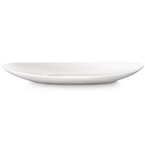 Bormioli Rocco Prometeo 12.5" x 10.25" Opal Glass Steak Plate (Set of 6)