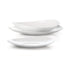 Bormioli Rocco Prometeo 8.75" x 7.5" Opal Glass Dessert Plate (Set of 24)