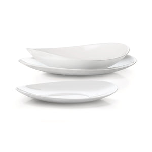 Bormioli Rocco Prometeo 9" x 7.75" Opal Glass Soup Plate (Set of 24)