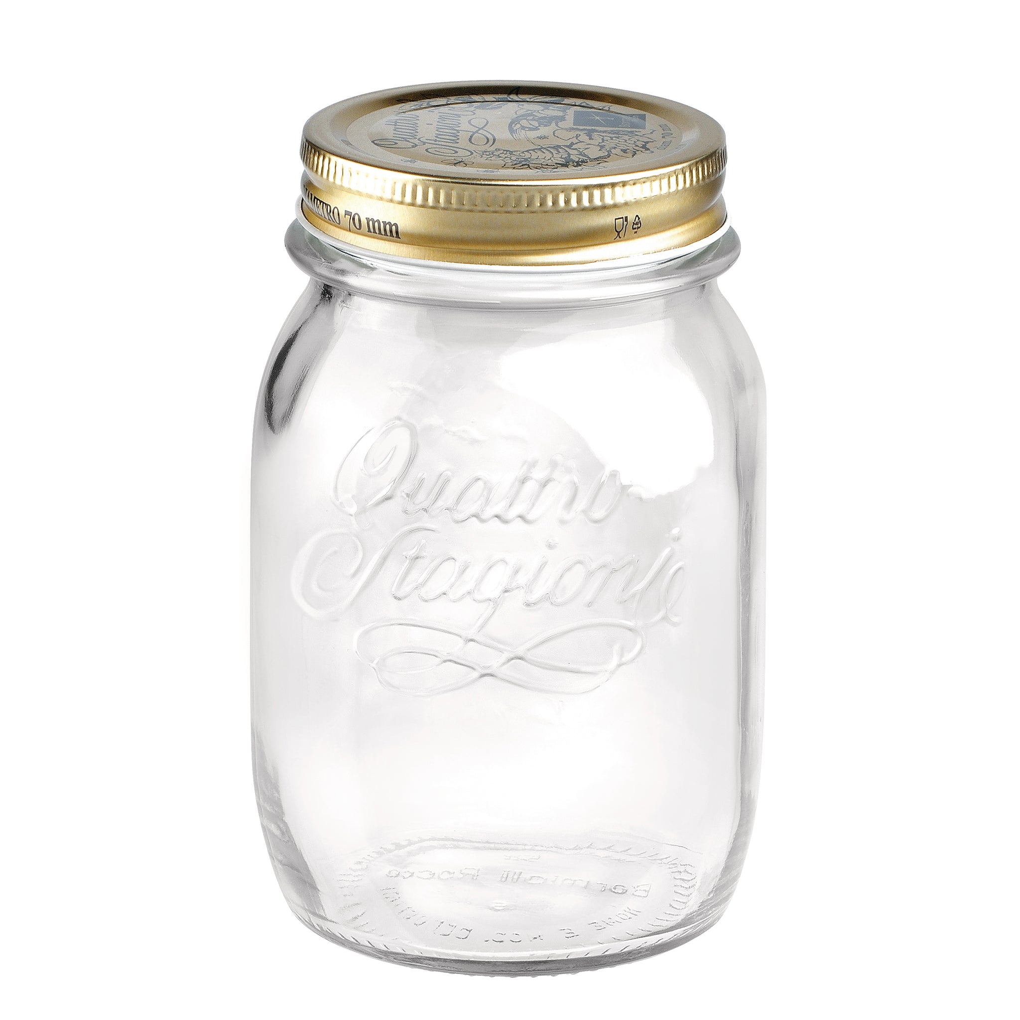 Bormioli Rocco Quattro Stagioni 17 oz. Canning Jar (Set of 4)