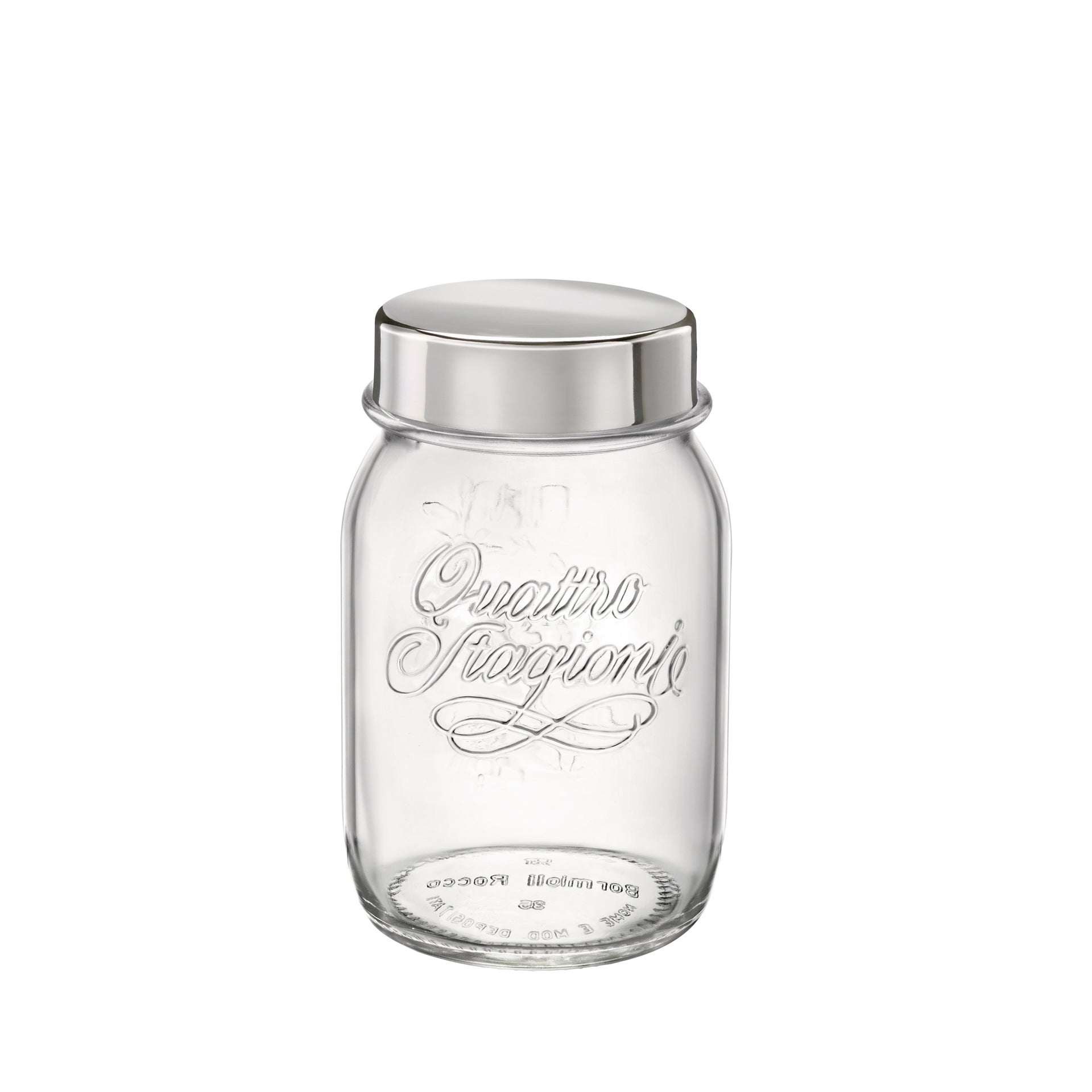 Bormioli Quattro Stagioni Lot de 10 bocaux en verre avec livret de Bormioli Quattro Stagioni Lot de 10 bocaux en verre avec livret de