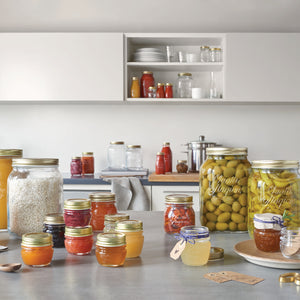Bormioli Quattro Stagioni Lot de 2 bocaux à conserve d'origine 1,5 L Bormioli Quattro Stagioni Lot de 2 bocaux à conserve d'origine 1,5 L