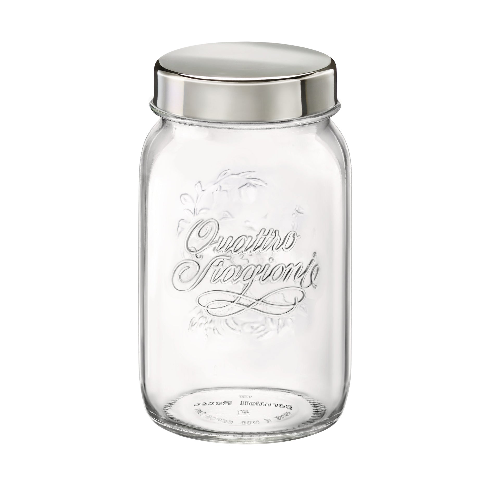 Bormioli Rocco Quattro Stagioni 33.75 oz. Jar with Stainless Steel Lid (Set of 12)