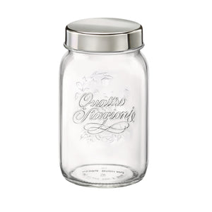 Bormioli Rocco Quattro Stagioni 33.75 oz. Jar with Stainless Steel Lid (Set of 12)