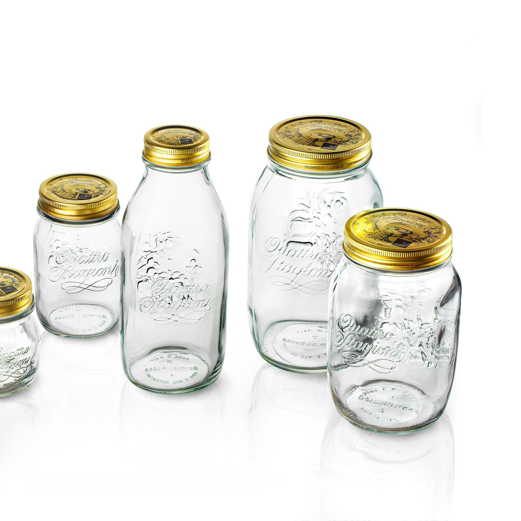 Bormioli Rocco Quattro Stagioni 50.75 oz. Canning Jar (Set of 6)