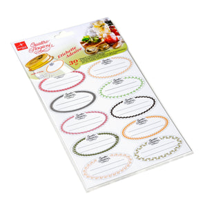 Bormioli Rocco Quattro Stagioni Adhesive Labels (30 Stickers)