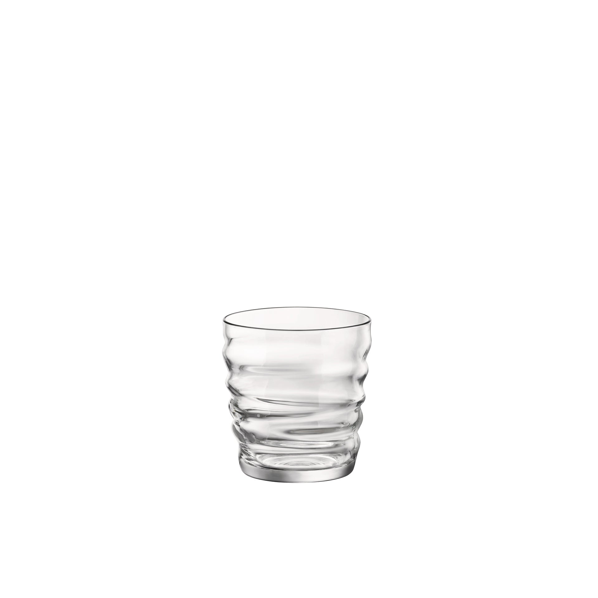 Bormioli Rocco Riflessi 10.25 oz. Water Drinking Glasses, Clear (Set of 6)